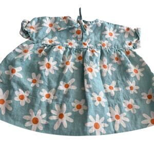 Goldie & Ace Lulu Linen Ditzy Daisy Dress size 3-6 months